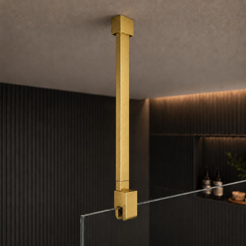 Oxford Gold Shower Screen Ceiling Support Arm 800mm