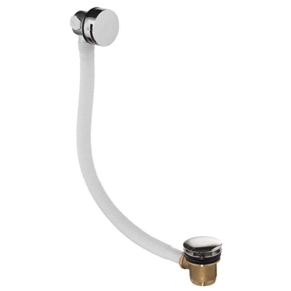 Elora Chrome Round Concealed Valve & Overflow Bath Filler