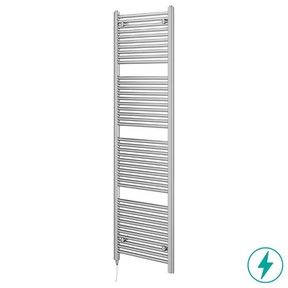 Neptune Chrome Electric Heated Towel Rail 1800x500mm