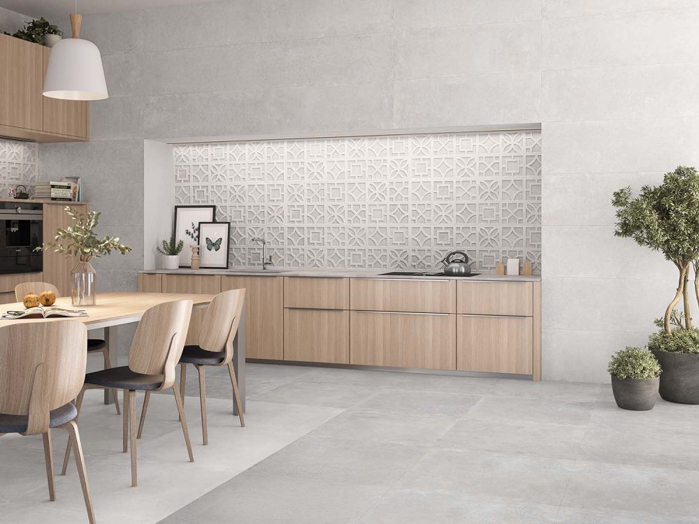 Reno Avra Blanco Textured Ceramic Tile 1200x400mm