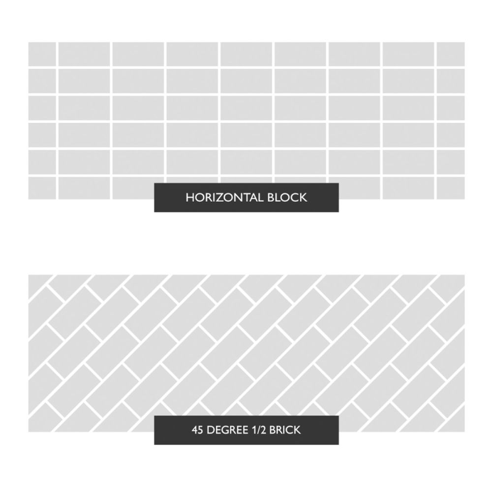 Metro White Ceramic Brick Tile 100x200mm