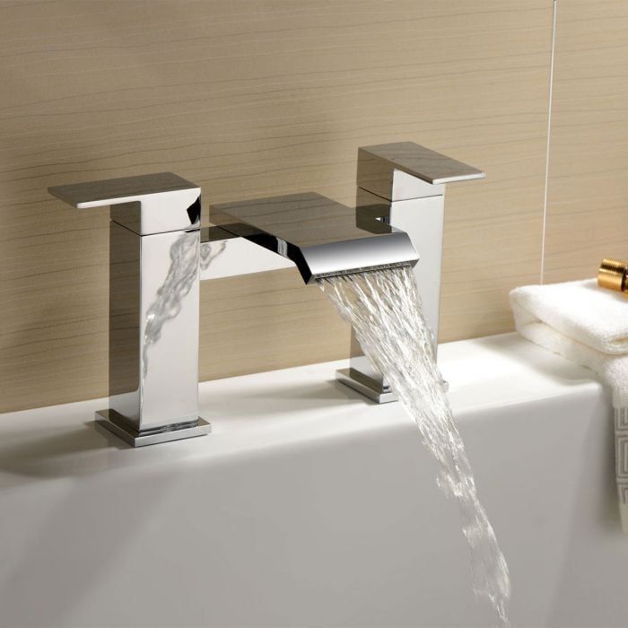 Cubic Chrome Bath Filler Tap