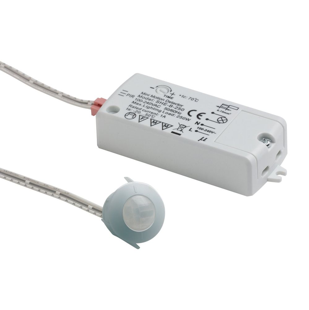 PIR Motion Activated Recess Mounted Adjustable Time Delay Sensor
