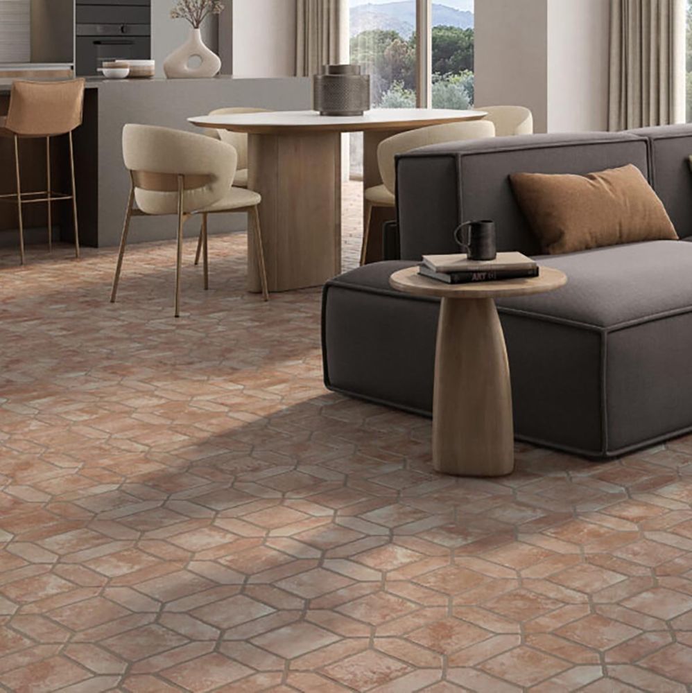 Adelfia Coto Matt Terracotta Tile 600x400mm