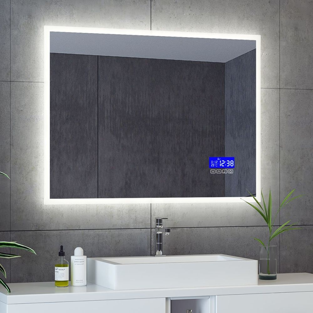 Ultra Illuminated LED Smart Mirror with Bluetooth Speakers 1200x700mm