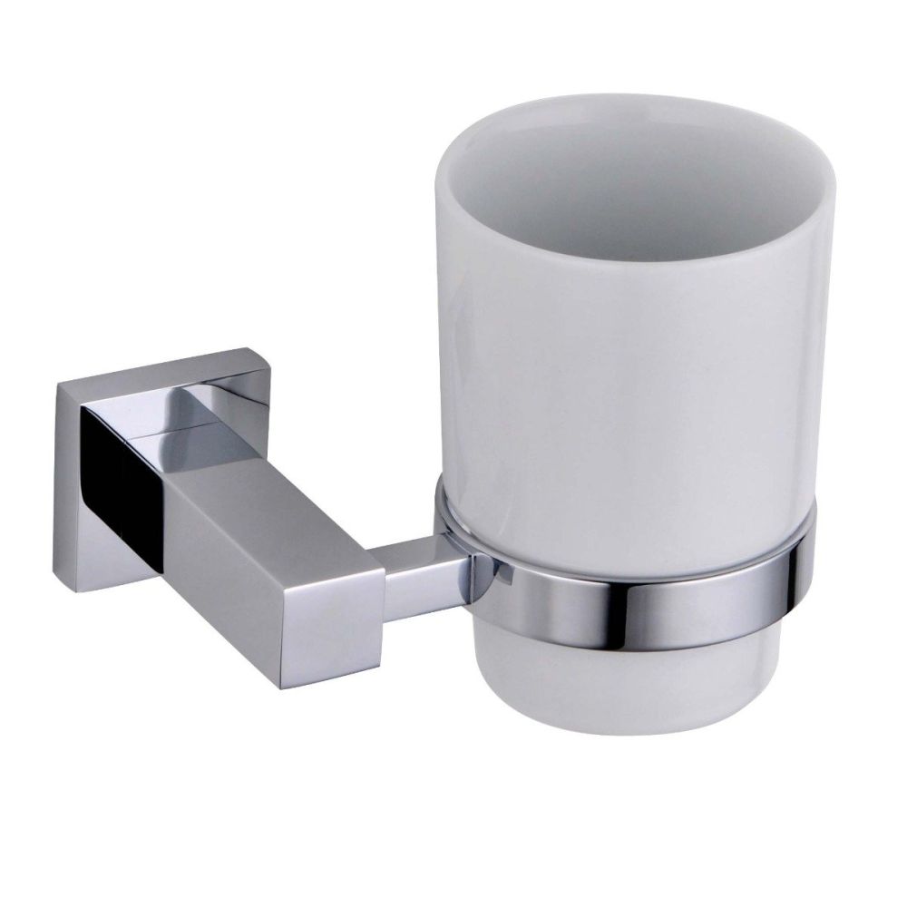 Quad Chrome 6-Piece Bathroom Accessory Set