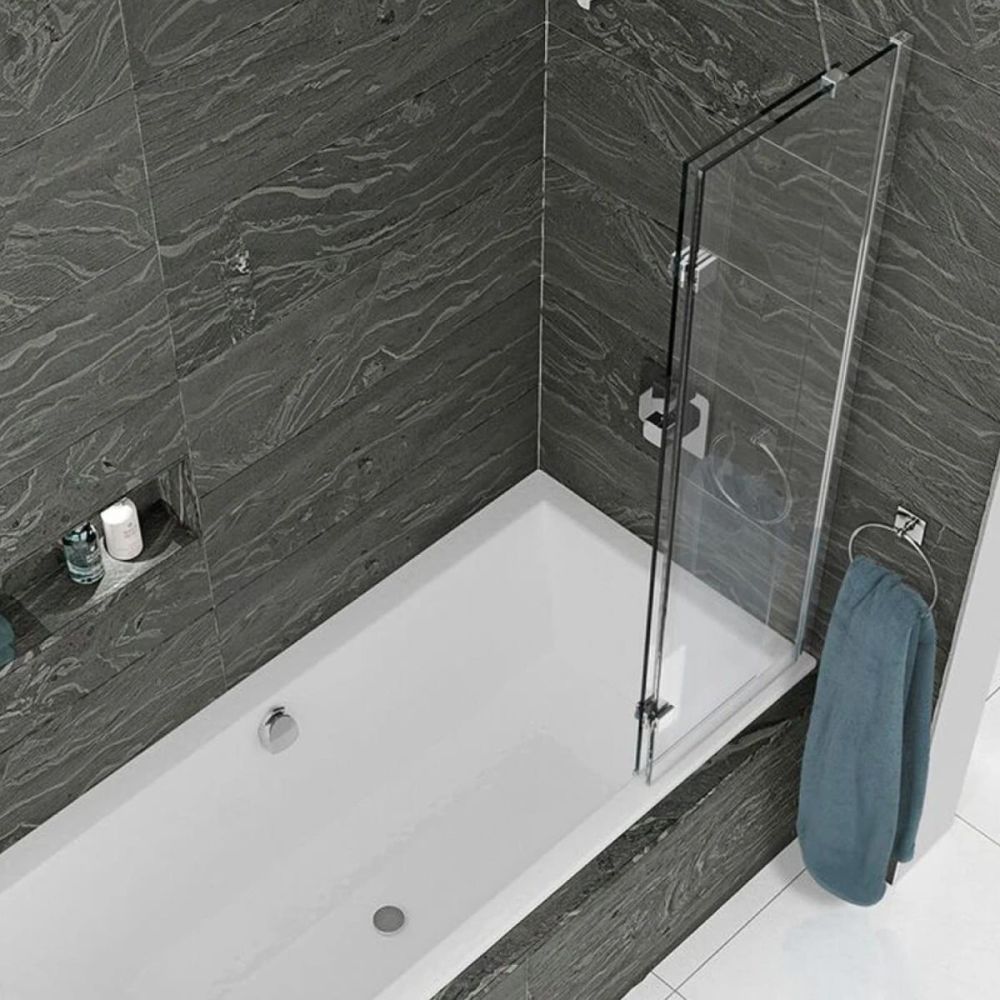 Kudos 2 Panel In-Fold 8mm Right Hand Bath Screen