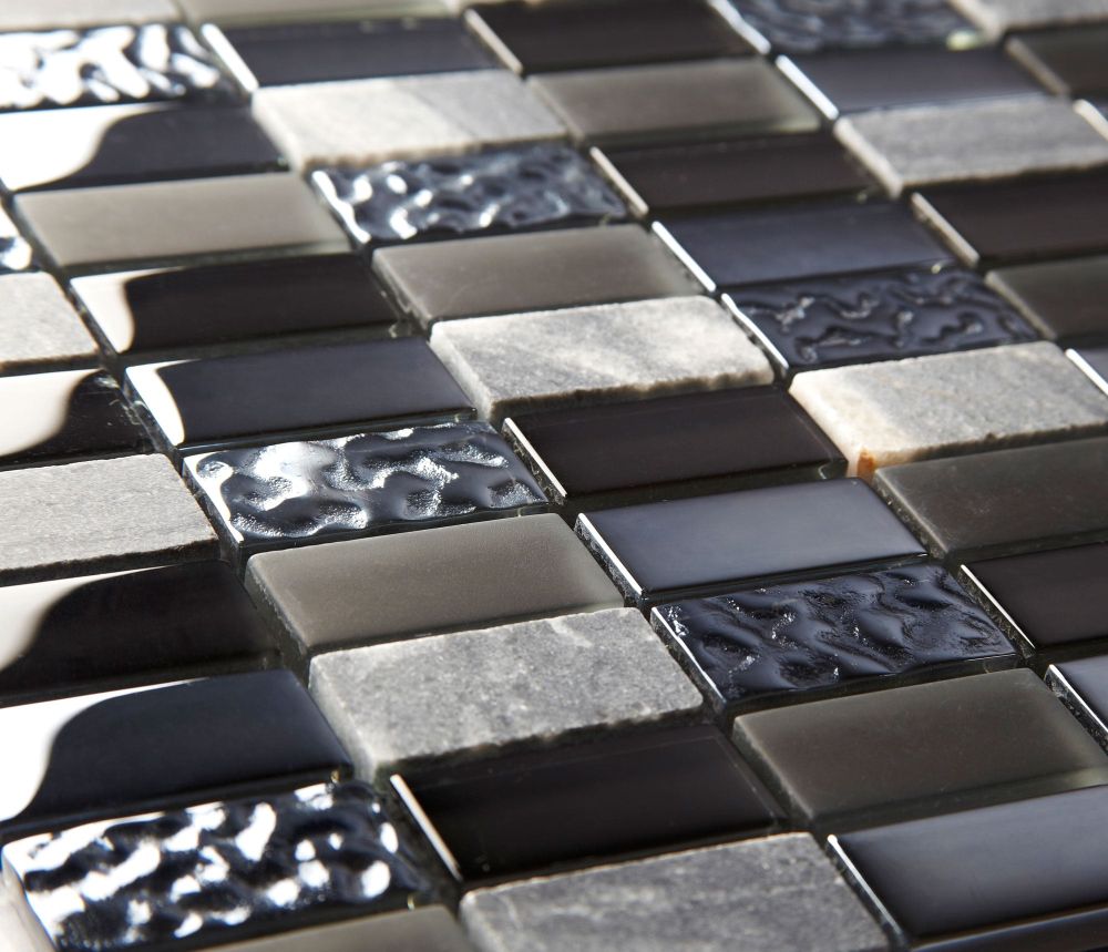 Pablo Dark Linear Mosaic 300x300mm