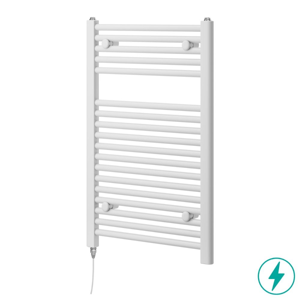 Neptune White Electric Heated Towel Rail 770x500mm