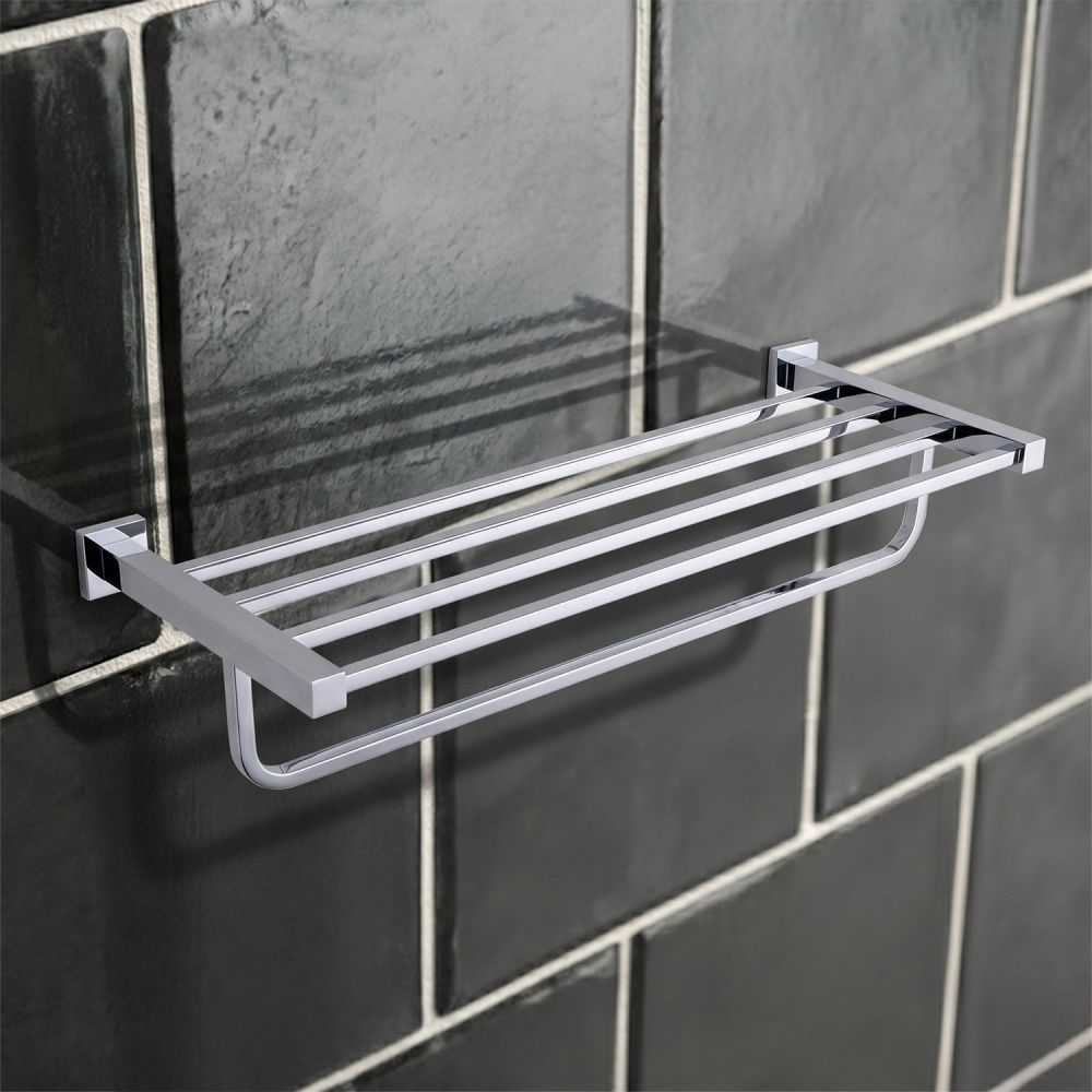 Quad Chrome Towel shelf