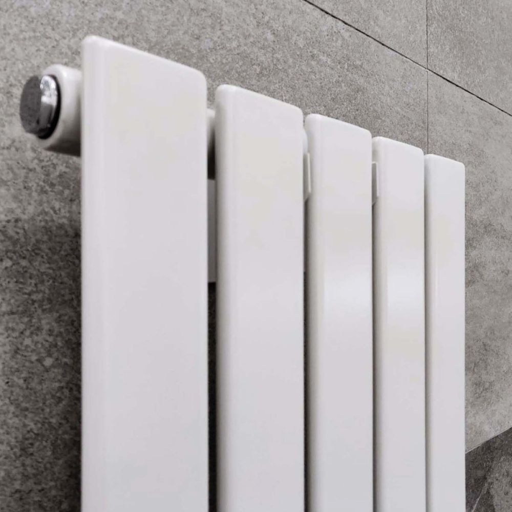 Perth White Single Vertical Flat Panel Radiator 1800x340mm