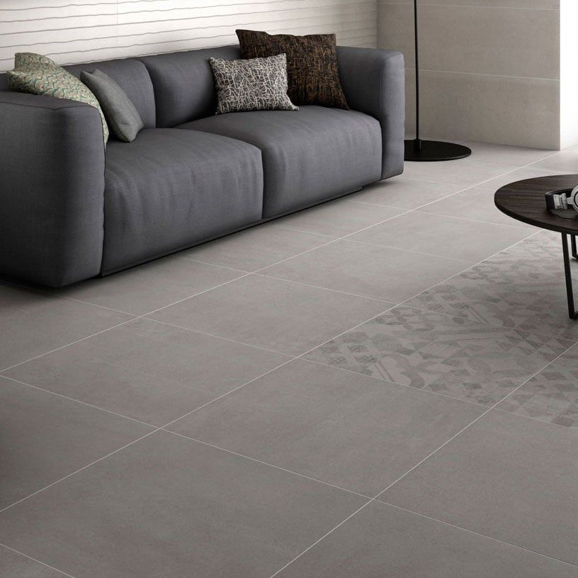 Moonlight Grey Rectified Ceramic Floor Tile 600x600mm