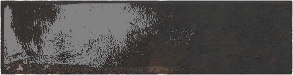Bergamo Black Porcelain Brick Tile 75x300mm