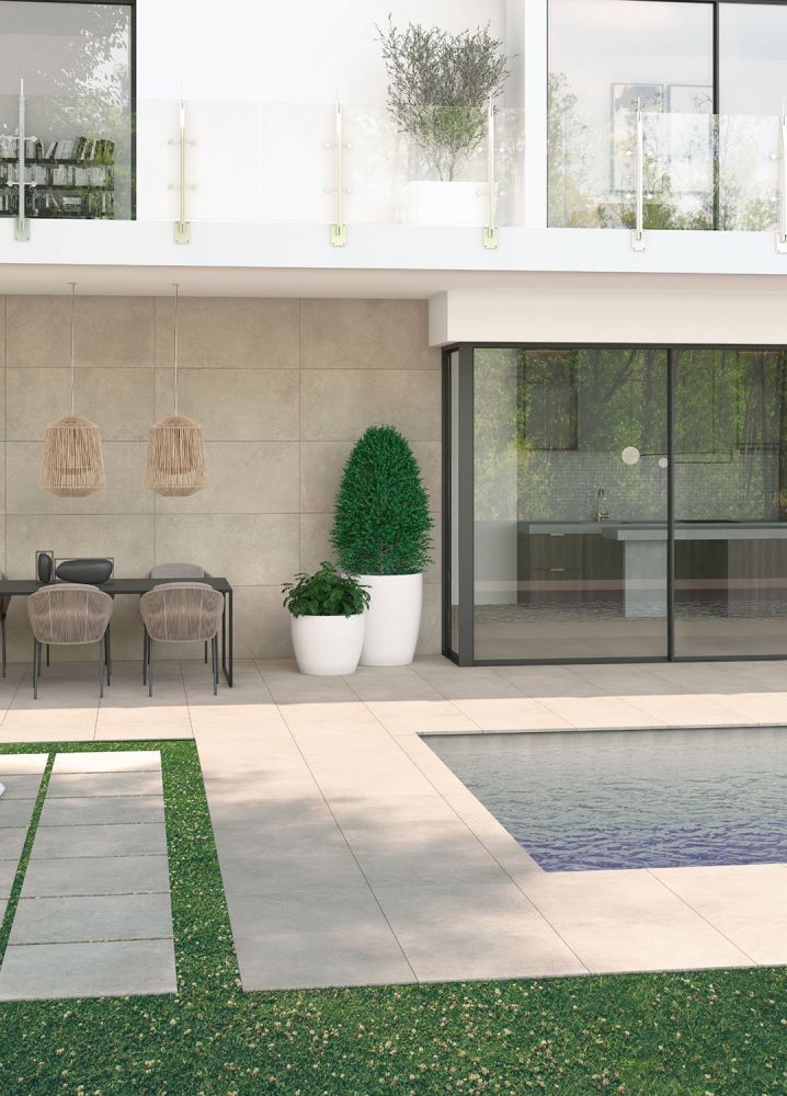 Hamburg Greige Matt Porcelain Tile 600x1200mm