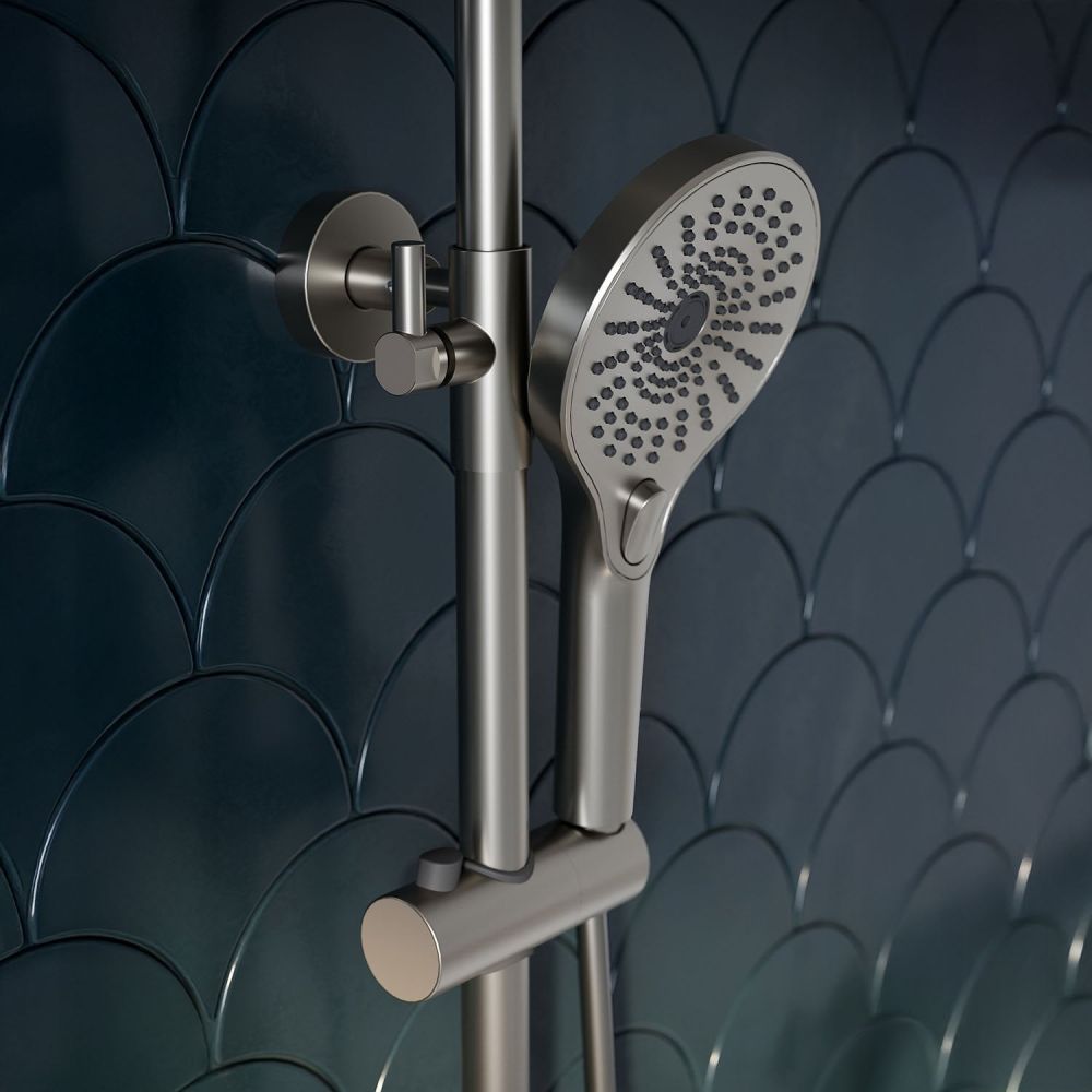 Moray Nickel Thermostatic Shower Pack