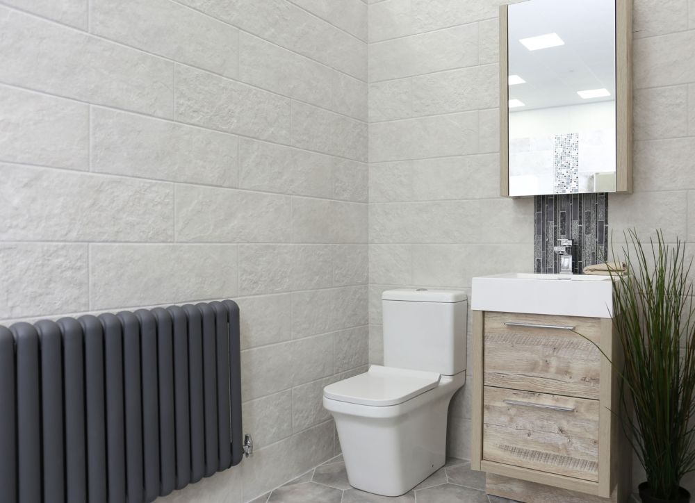 Selvino White Ceramic Tile 200x600mm