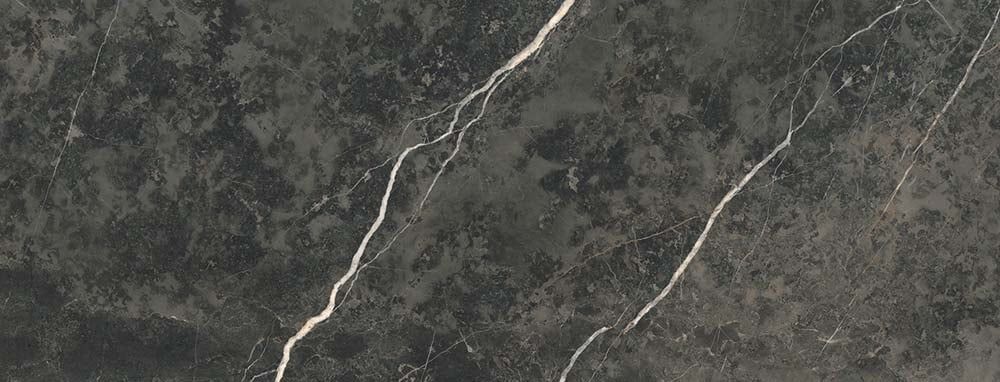 Lyons Black Marble Matt Porcelain Tile 450x1200mm