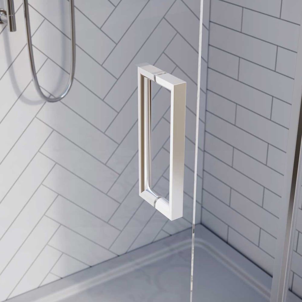 Sana Chrome Sliding Shower Door 1600mm
