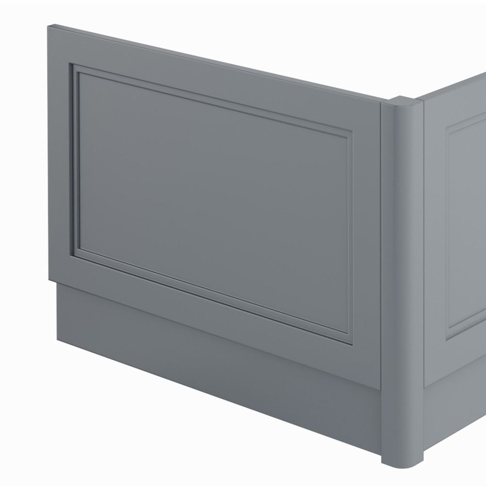 Richmond Light Grey Traditional End Bath Panel & Corner Post