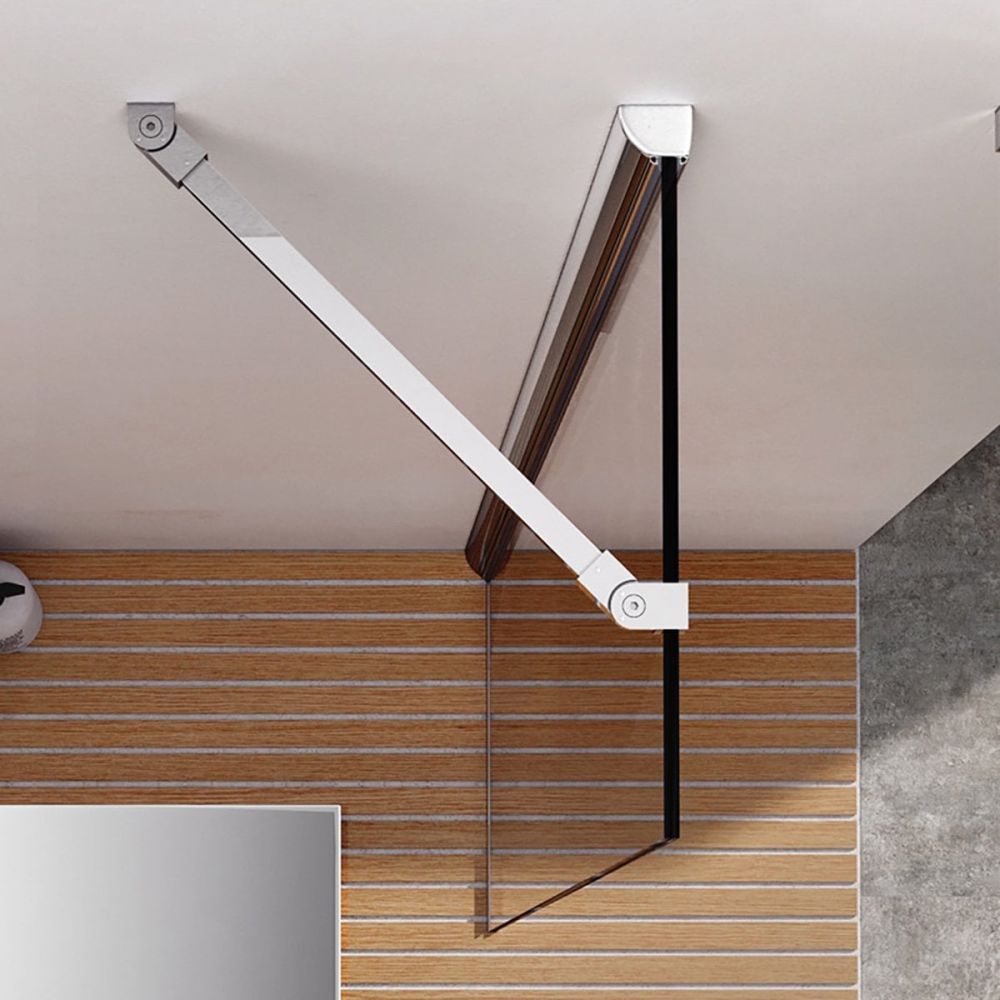 Oxford Chrome Shower Screen Angled Support Bar