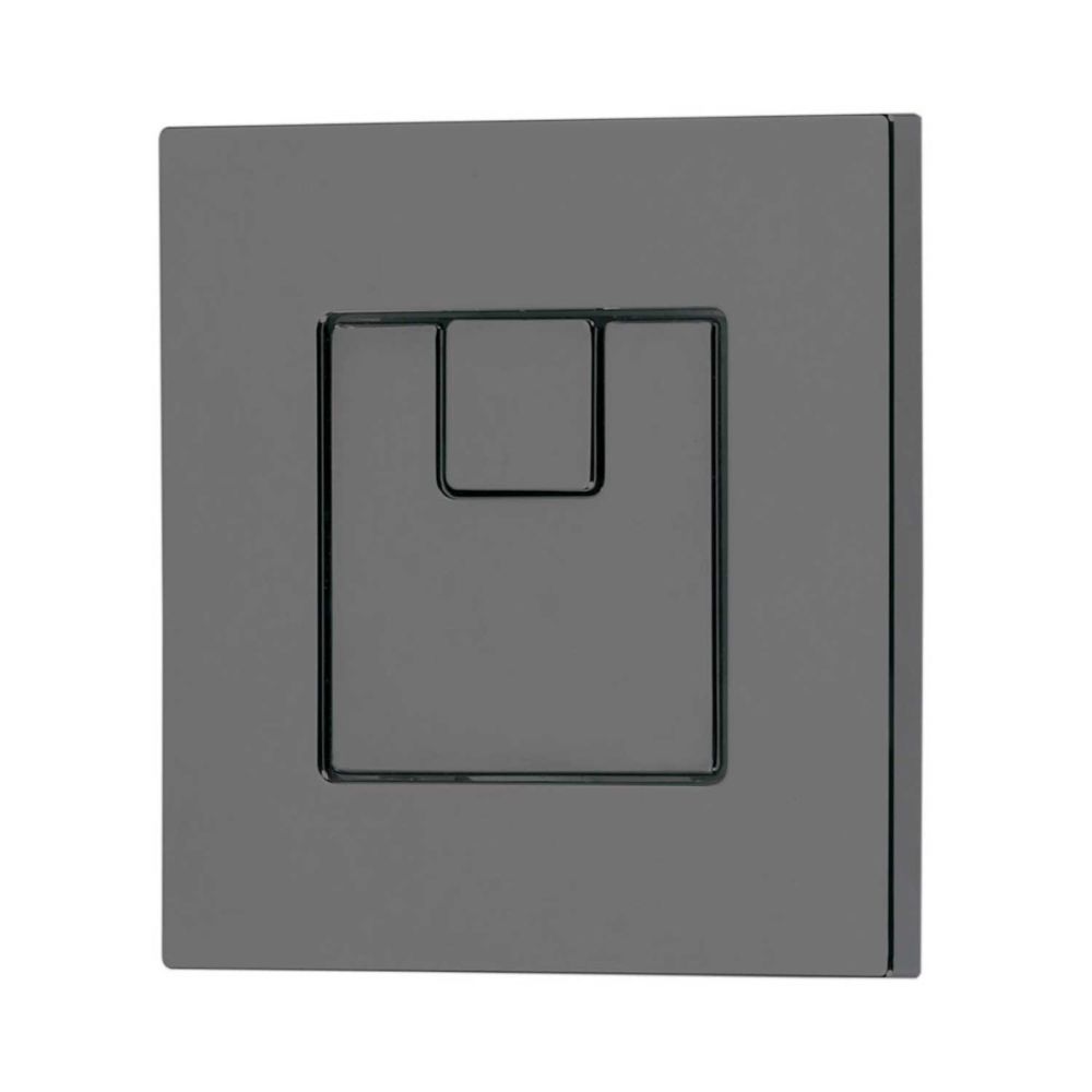 Apache Gunmetal Square Dual Flush Button