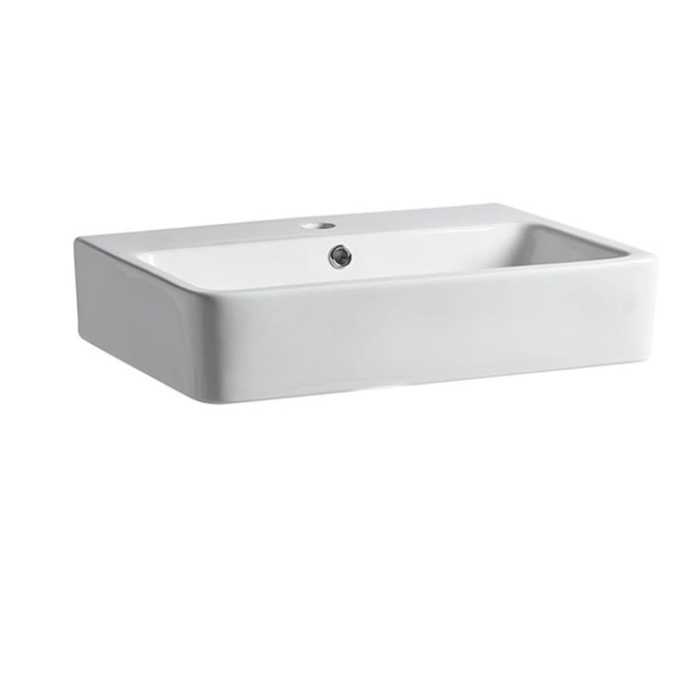 Tavistock Lansdown Linen White Floor Standing Vanity Unit with One Tap Hole Basin 575mm