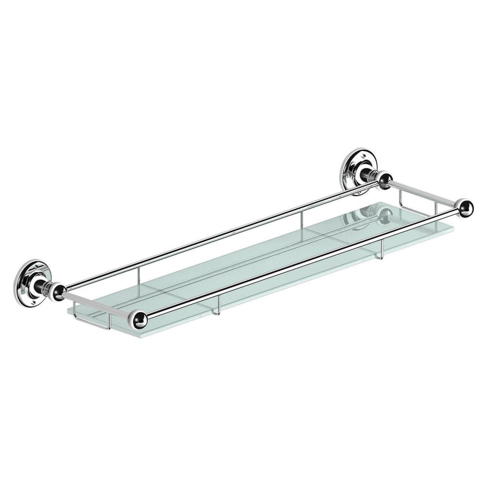 Cambridge Chrome Gallery Glass Shelf