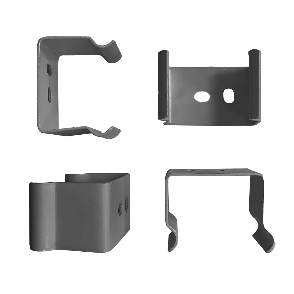 Perth Grey Horizontal Radiator Brackets