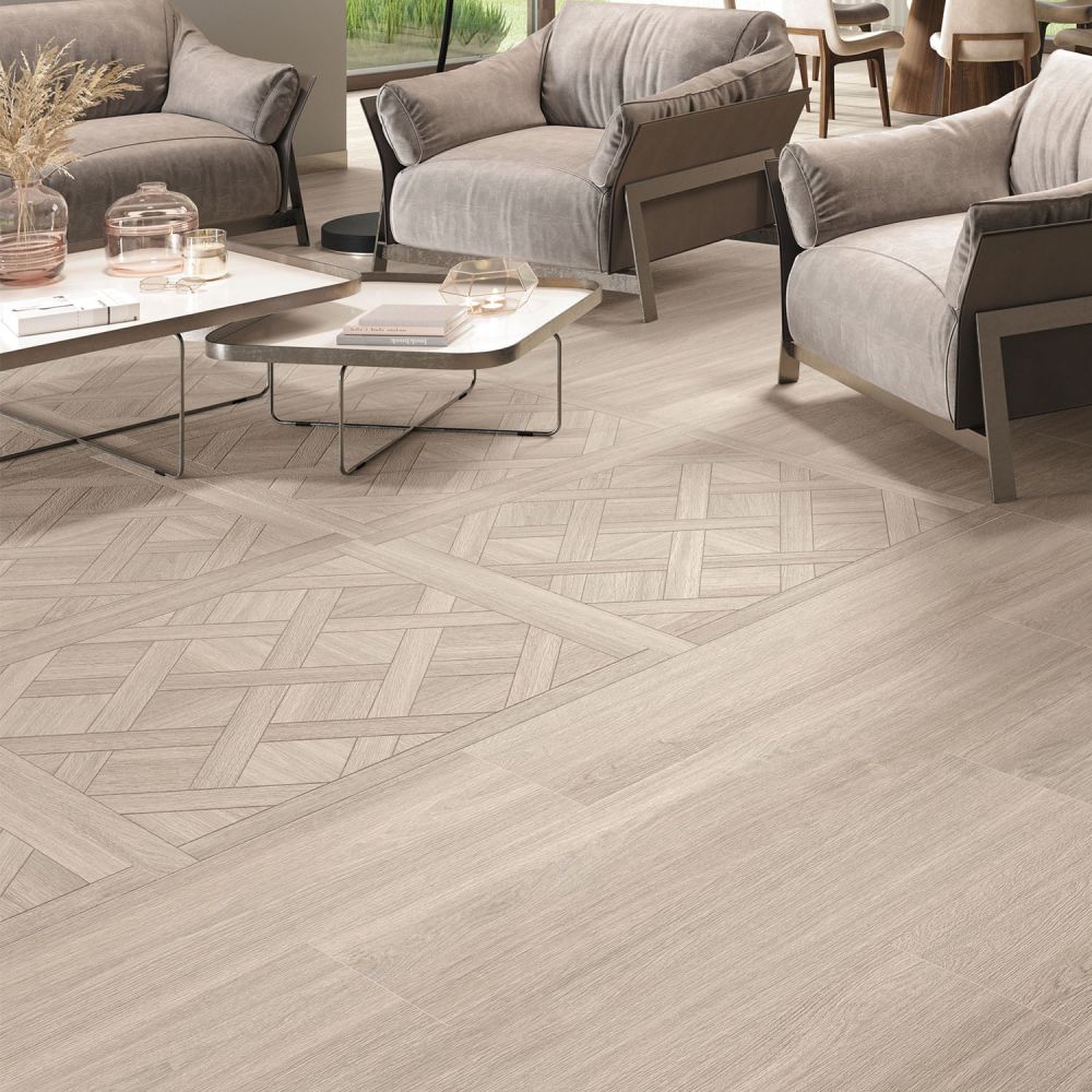 Marmara Ash Parquet Wood Effect Porcelain Tile 1000x1000mm