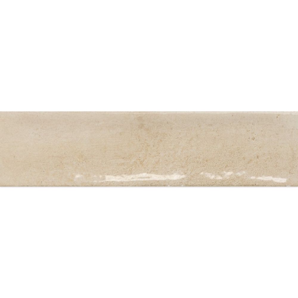 Babylon Brown Gloss Ceramic Brick Tile 246x60mm
