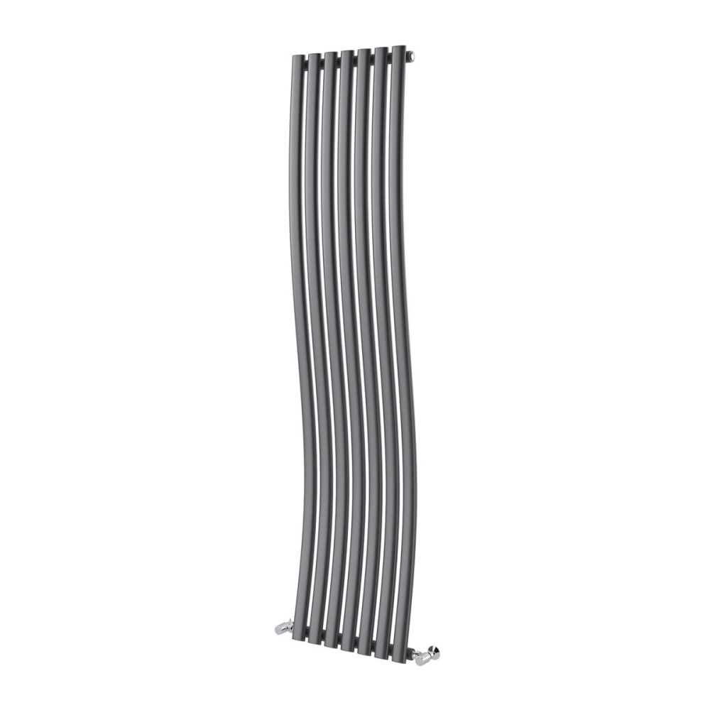 Gamma Grey Vertical Wave Radiator 1785x413mm