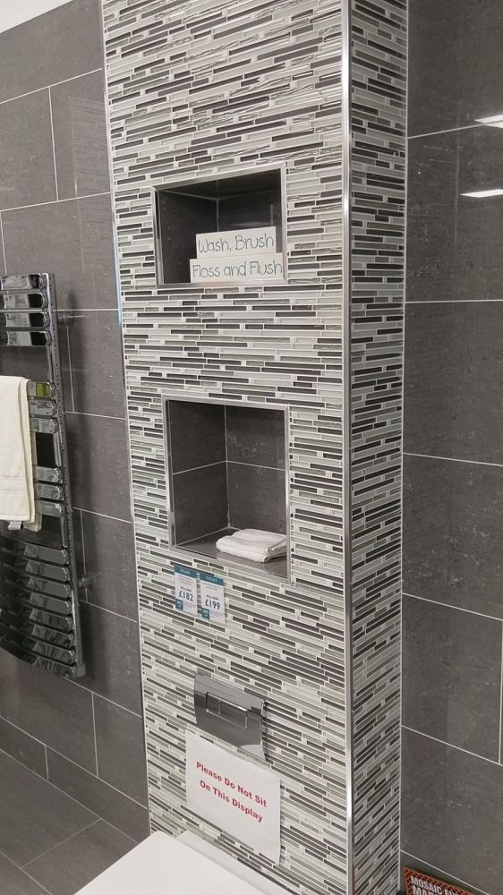 Modern Grey Linea Mosaic 300x300mm