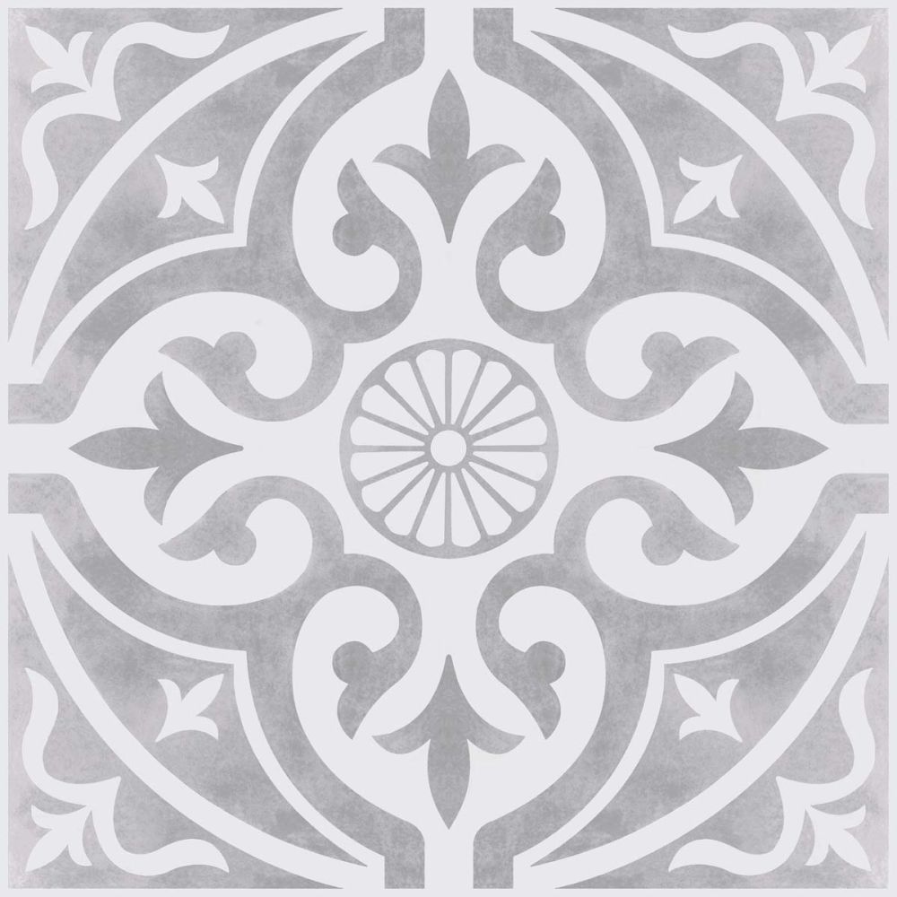 Dorchester Silver Matt Porcelain Tile 330x330mm