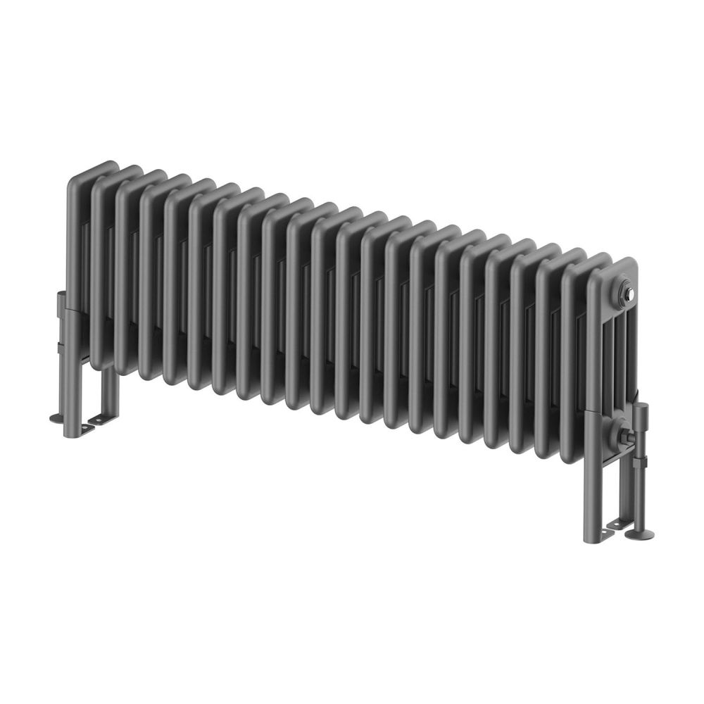 Upton Grey Quadruple Horizontal Column Radiator 300x1010mm