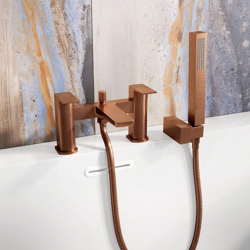 Zena Brushed Bronze Bath Filler Tap 211170