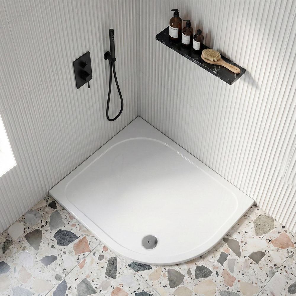 Low Profile Right Hand Offset Quadrant Shower Tray 1000x900mm