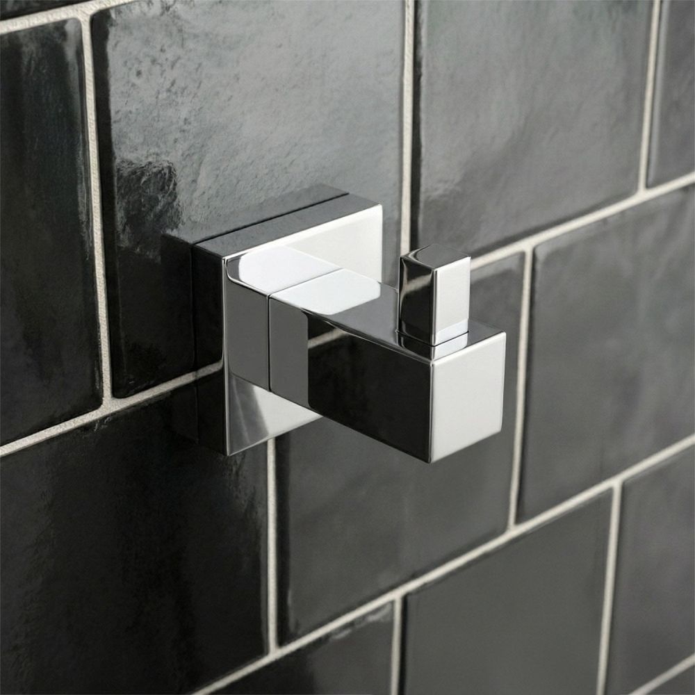Quad Chrome Robe Hook
