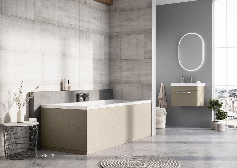 Esk Textured Stone Front Bath Panel 1800mm
