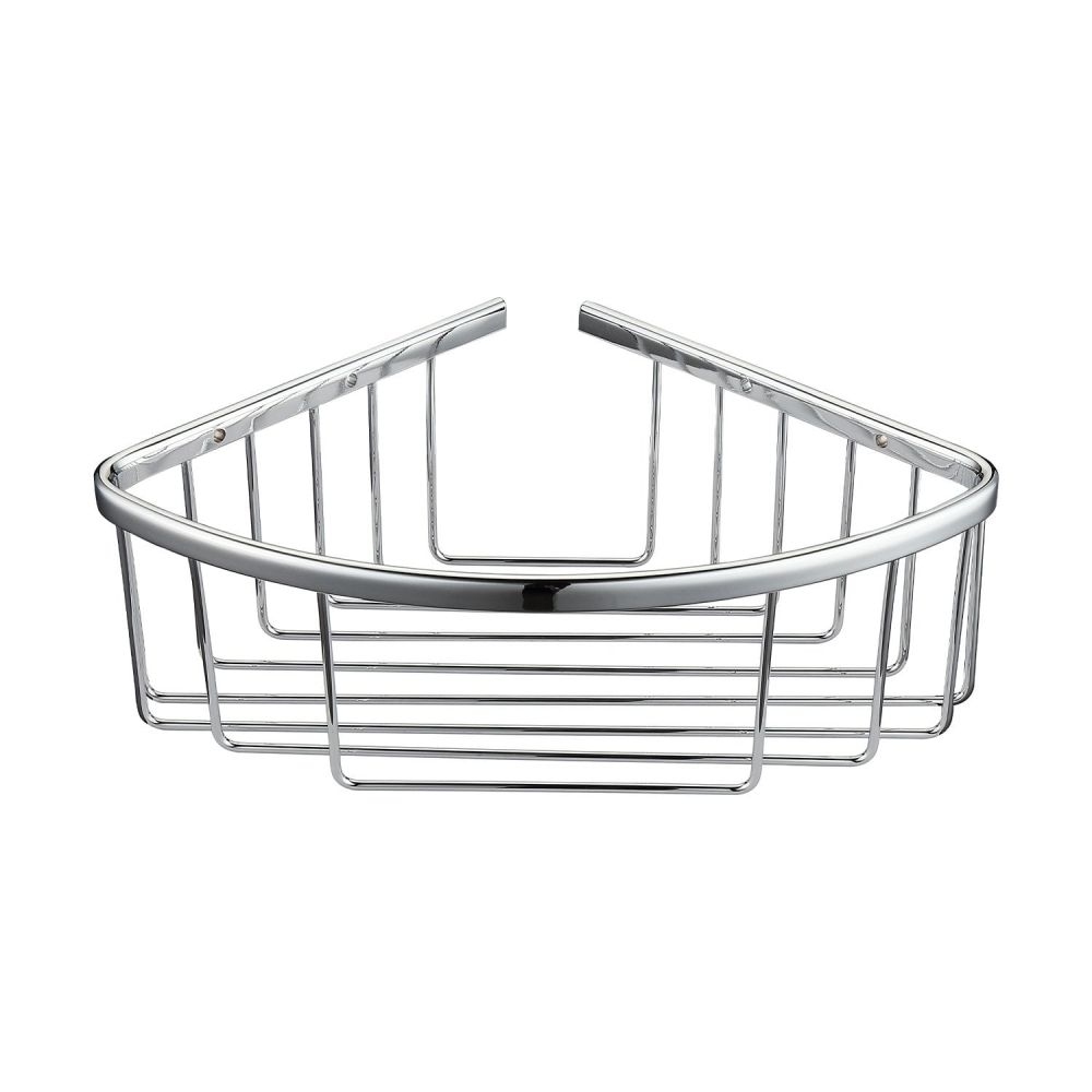 Chrome Single Corner Shower Basket