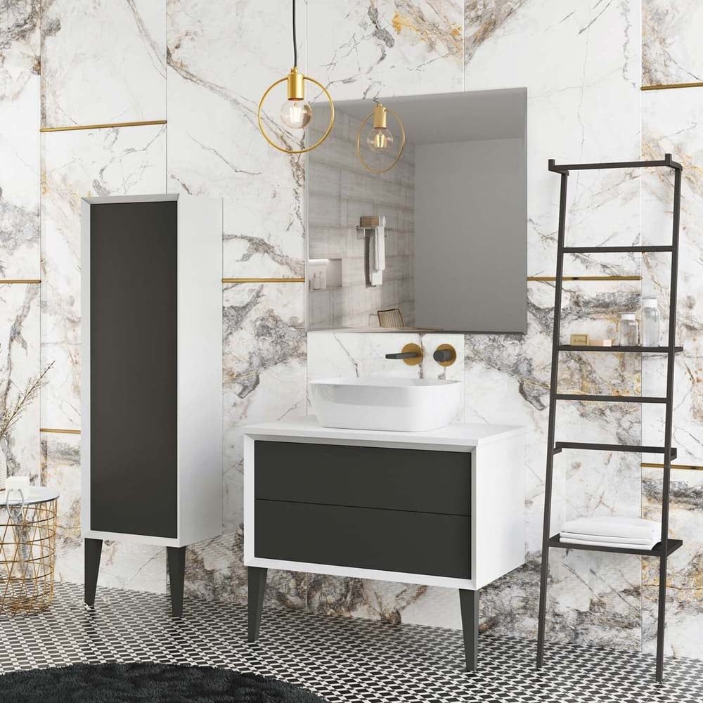 Mason 850mm Floor Standing Vanity Unit