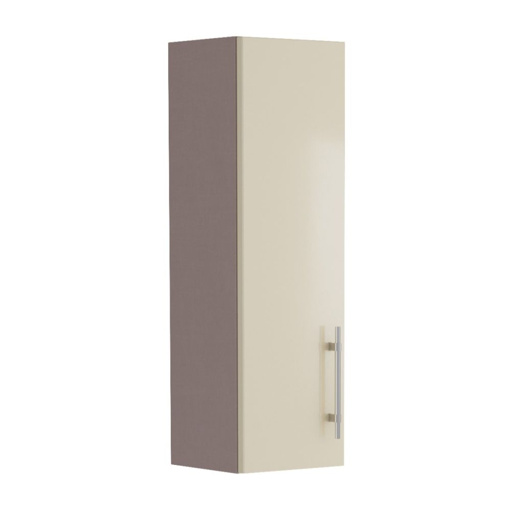 Surrey Mussel Gloss Single Door Fitted Furniture Cabinet 200mm
