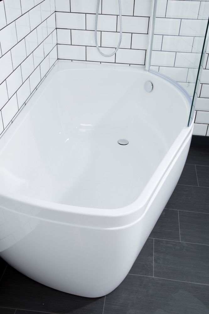 Carron Profile Shower Bath Right Hand Curved Bath Panel