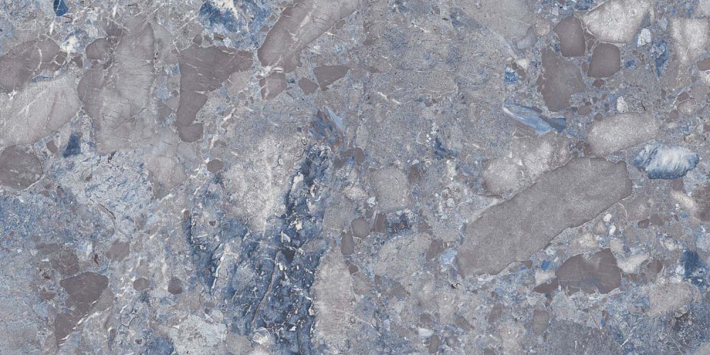 Stevenage Blue Gloss Porcelain Tile 600x1200mm