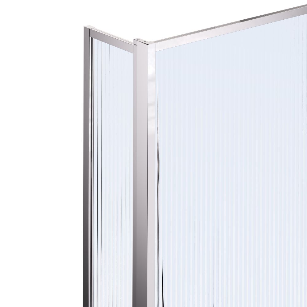 Amien Chrome Shower Screen Corner Post
