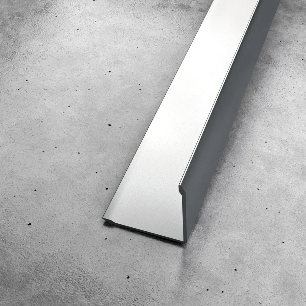 Nuova Chrome Shower Wall Panel Protective Edging 25mm