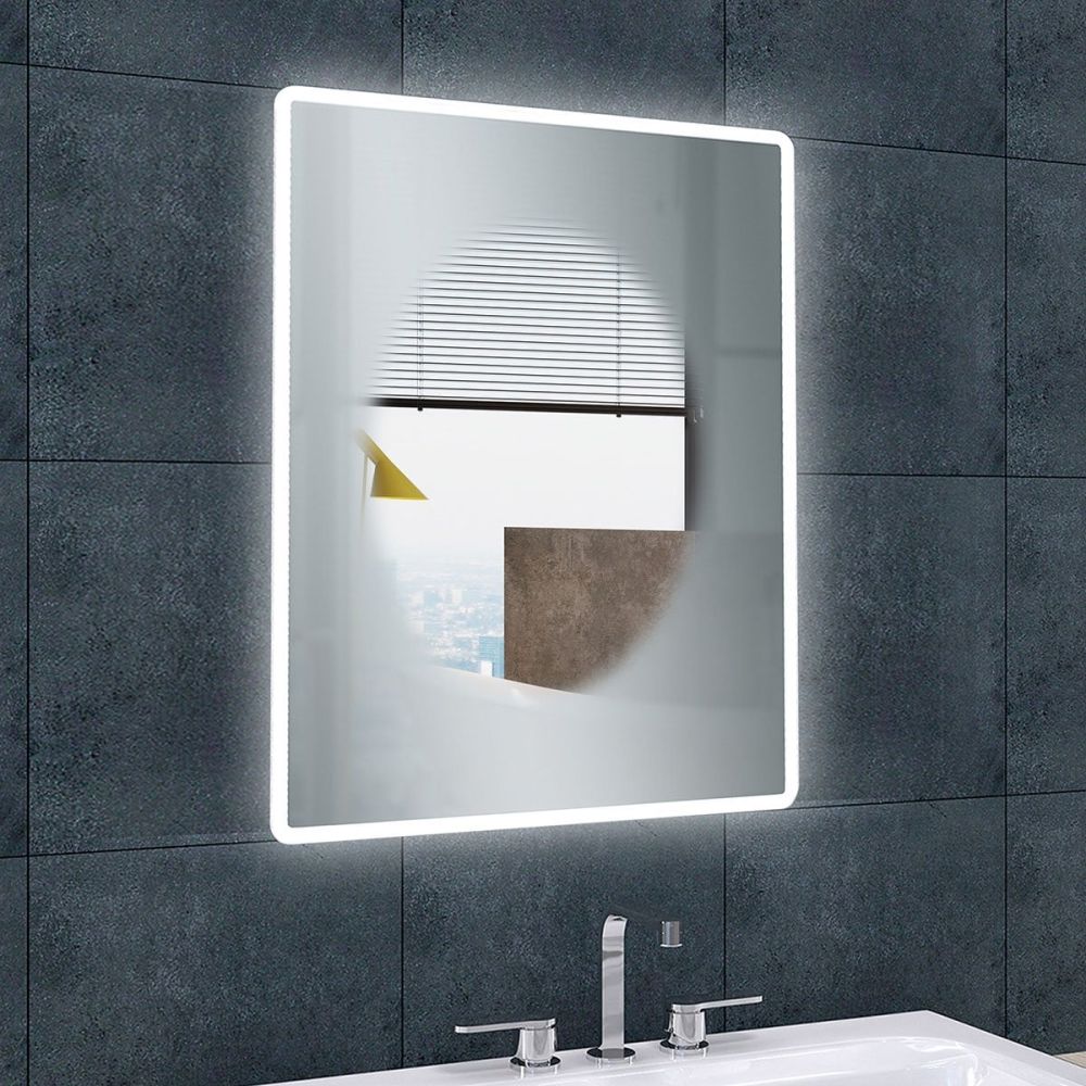 Jarrow Illuminated LED Mirror with Bluetooth Speakers 500x700mm