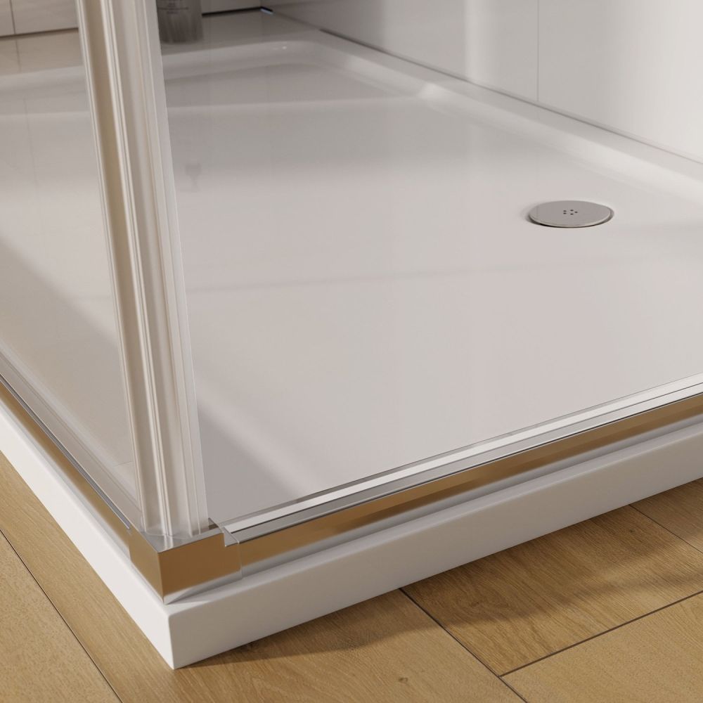 Lanka Chrome Shower Side Panel