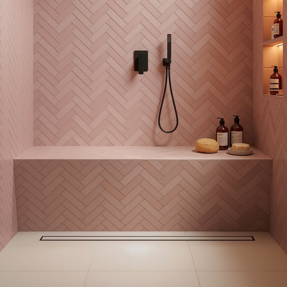 Jackoboard Square Edge Steamroom & Wetroom Seat