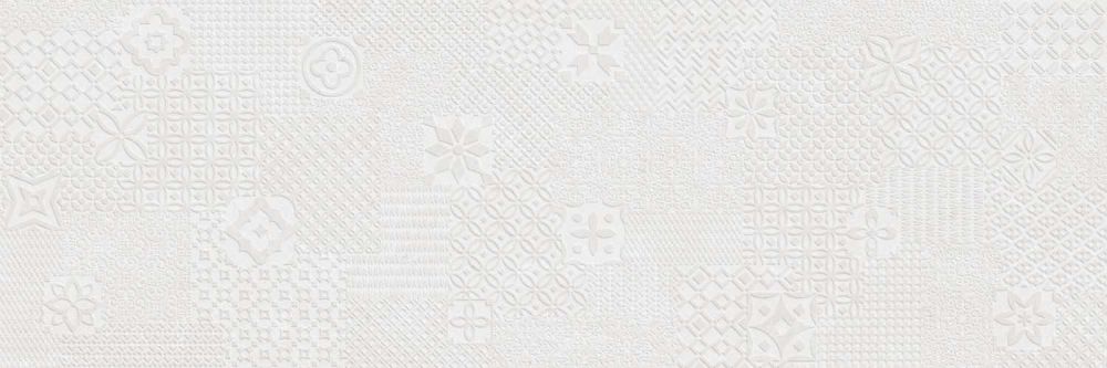 Houston Matt White Decor Ceramic Tile 1200x400mm