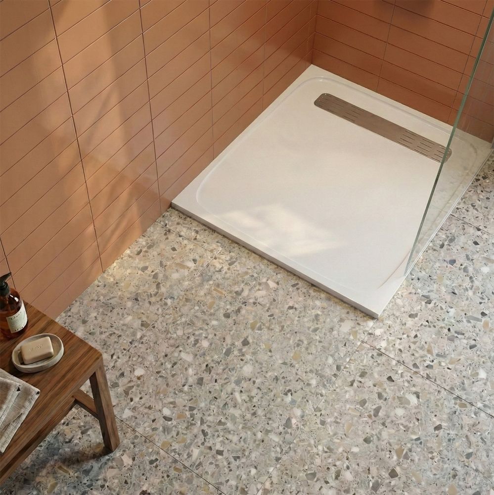 Linearity White Slimline Shower Tray 900x900mm